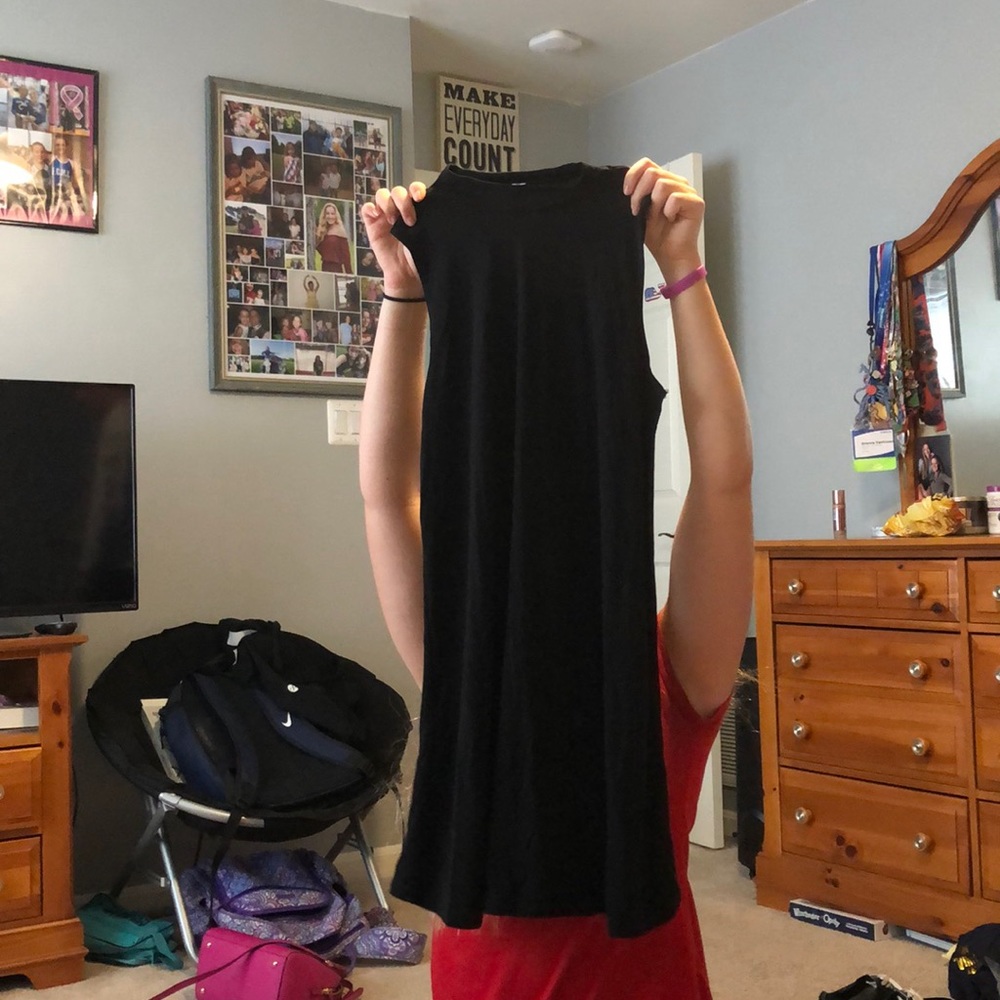 A black dress